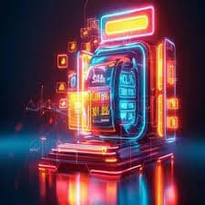 Layar selamat datang aplikasi biowin 69 dengan tombol login dan pendaftaran